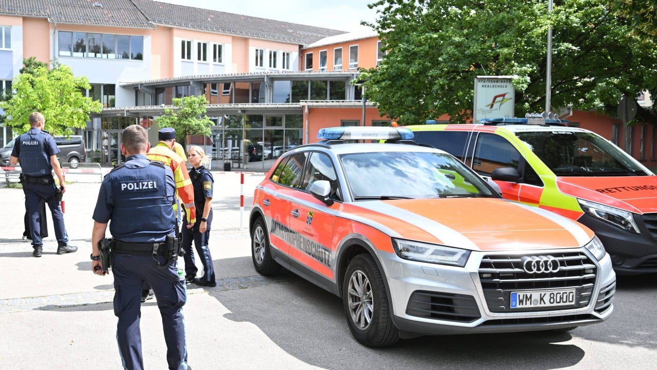 Teen, 16, arrested after two girls seriously wounded in German school ‘rampage’