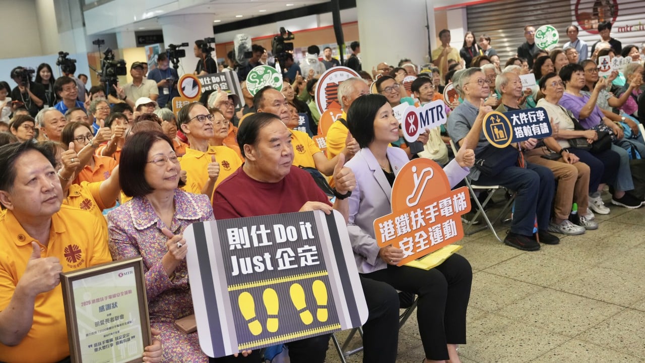 Hong Kong rail operator taps star power to promote safer escalator use