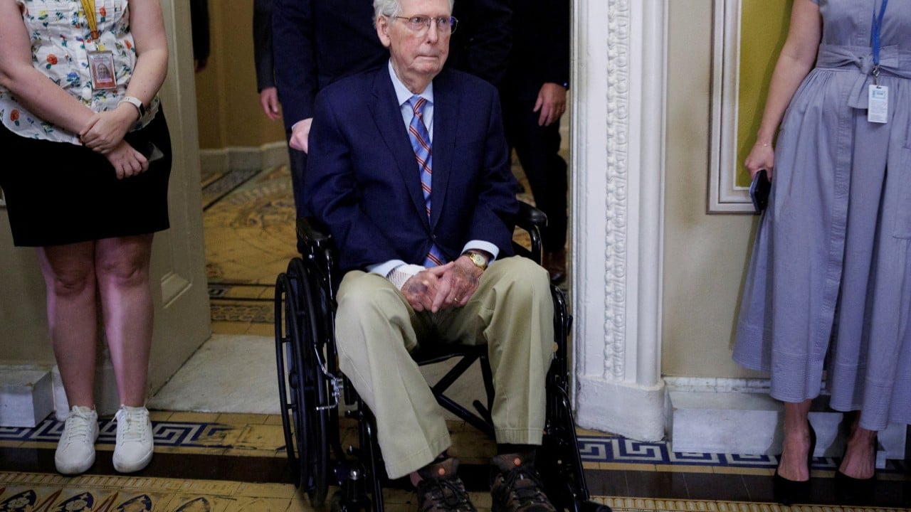 McConnell breaks silence on his health, says a fall led to hospitalisation
