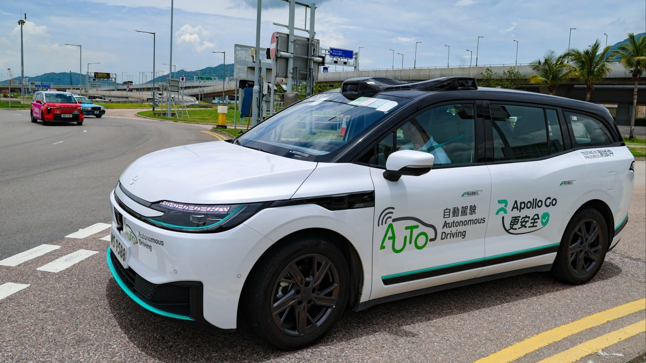 Hong Kong ramps up autonomous vehicle tests as Baidu expands trials in city