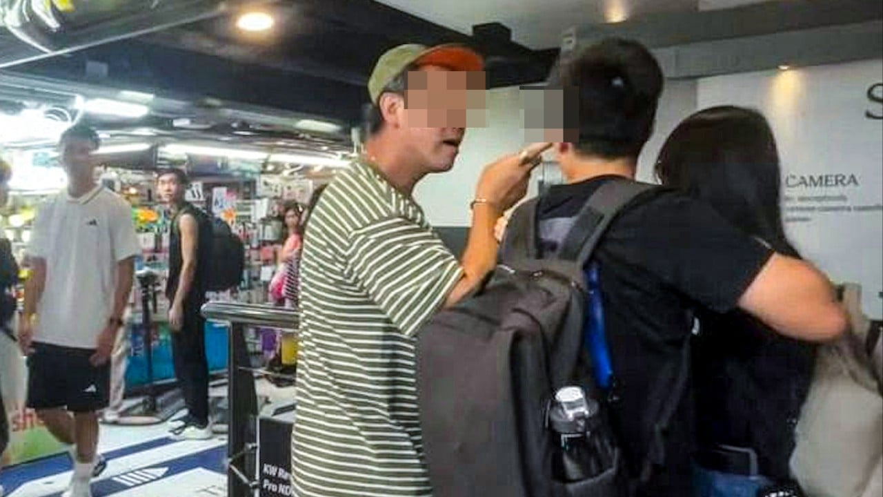 Off-duty Hong Kong firefighter turns himself in over viral shopping centre row