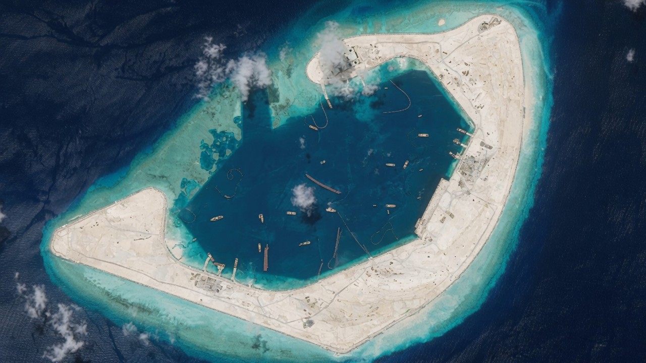 Is China’s massive island-building push at Antelope Reef nearing the finish line?