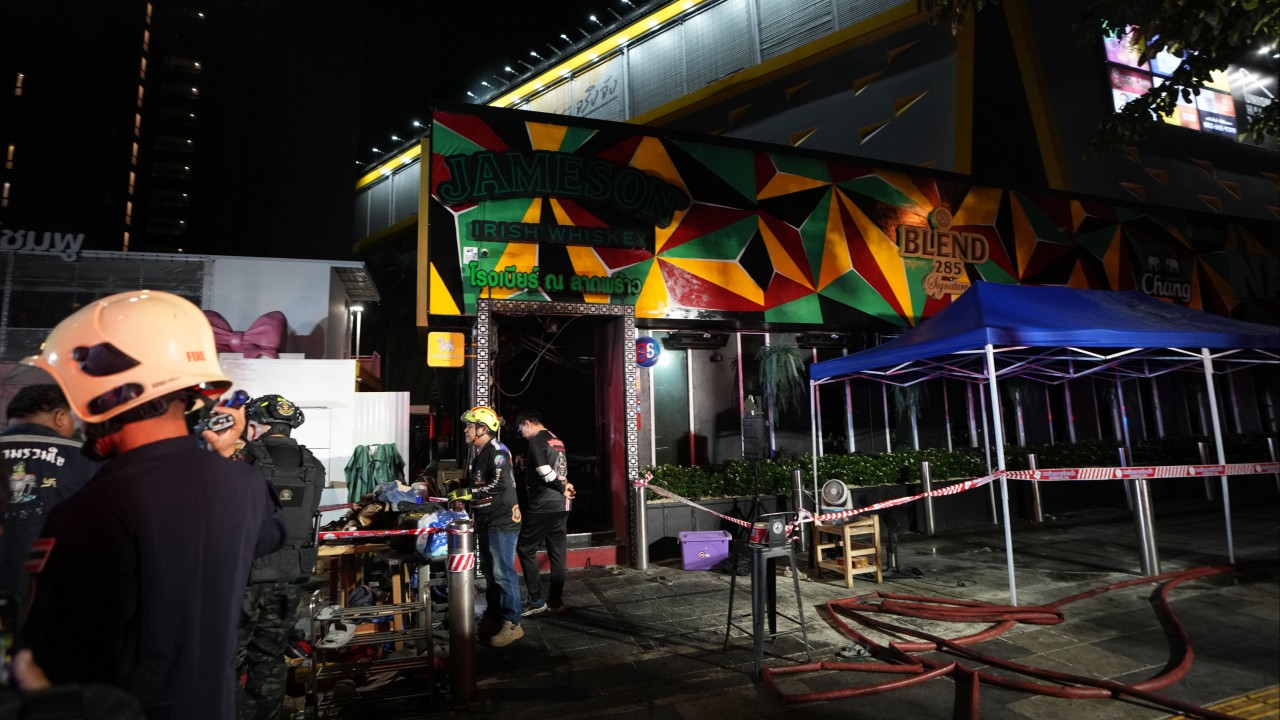 At least 27 dead after fire breaks out at Bangkok pub