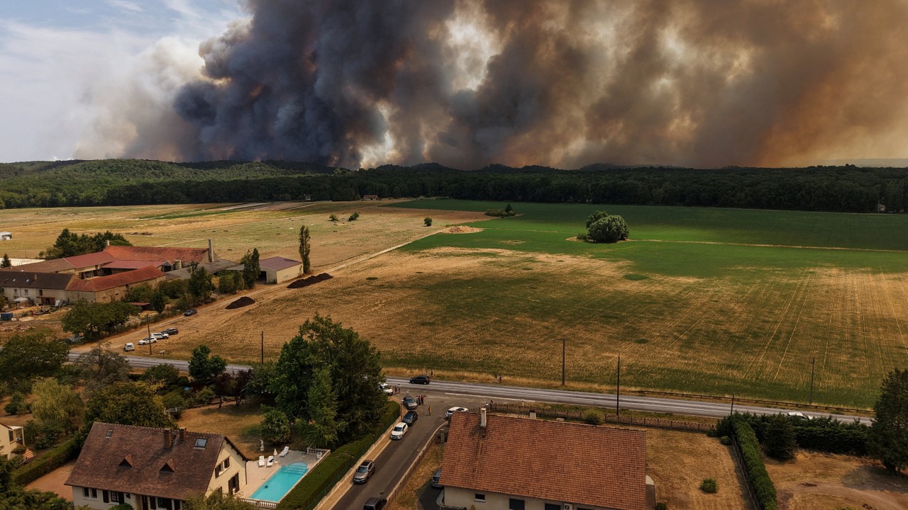 Wildfires scorch historic forest near Paris as suspected arsonists arrested