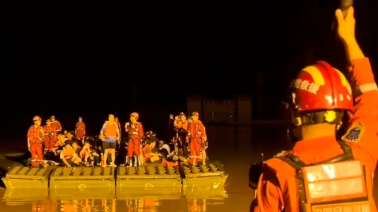 ‘China’s real-life transformer’: new rescue tech used in dramatic flood evacuation