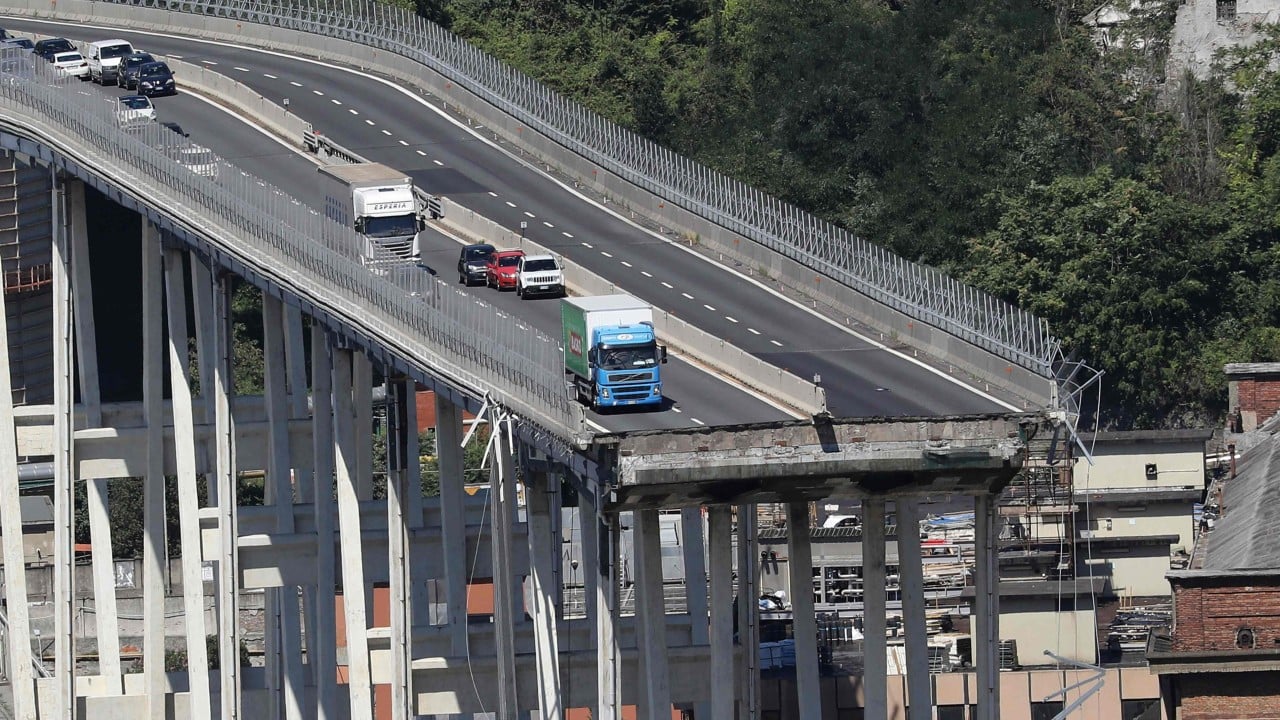Italian court sentences ex-highway chief to 12 years’ jail over Genoa bridge disaster