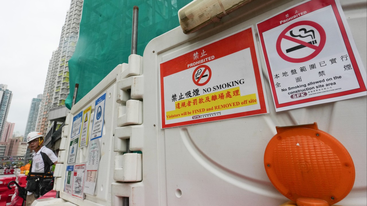 Hong Kong builders issue smoking ban blueprint ahead of Friday adoption