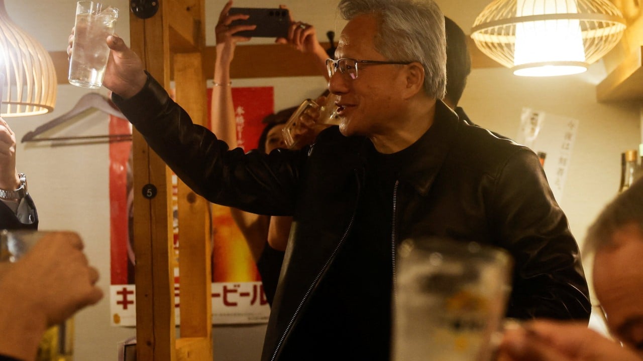 Nvidia chief Jensen Huang seals Japan robotics push after ‘yakitori summit’