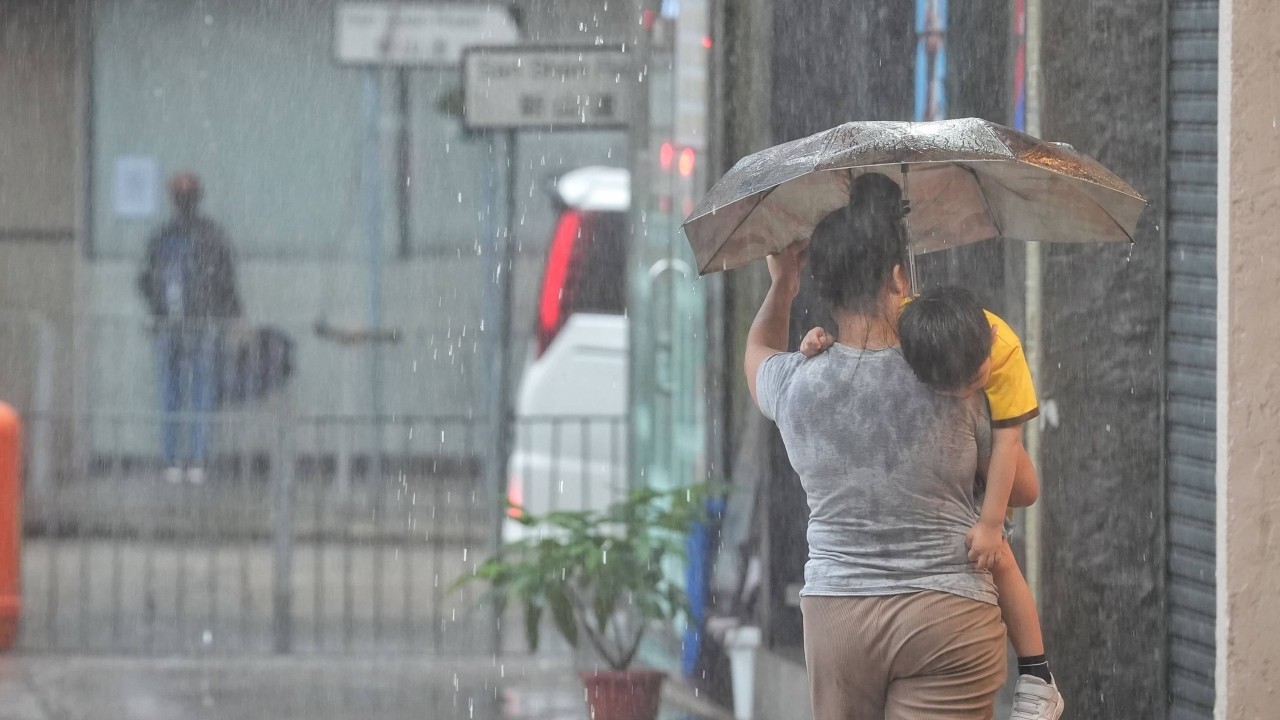 Hong Kong issues amber rainstorm warning, tells public to brace for possible floods