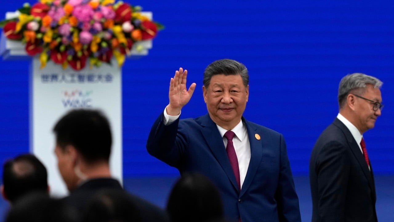China’s Xi Jinping addresses World AI Conference as US tech rivalry heats up