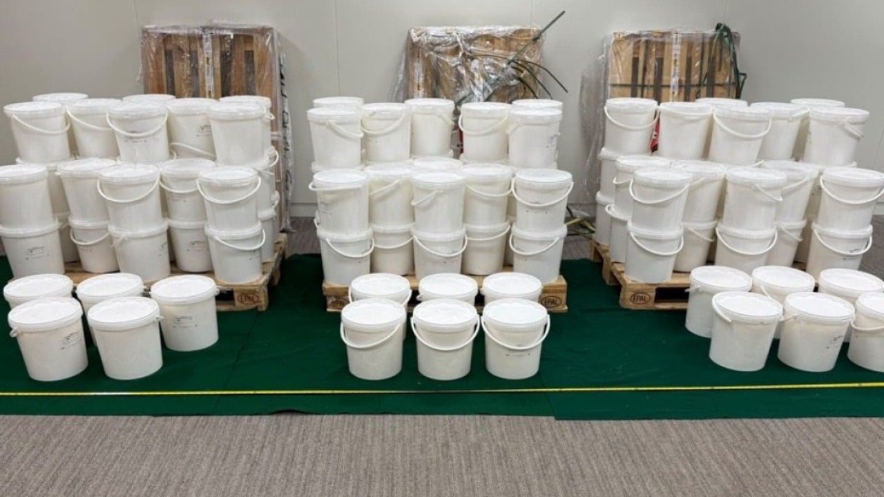 3 arrested after 131kg of ketamine disguised as sugar cubes found in air cargo