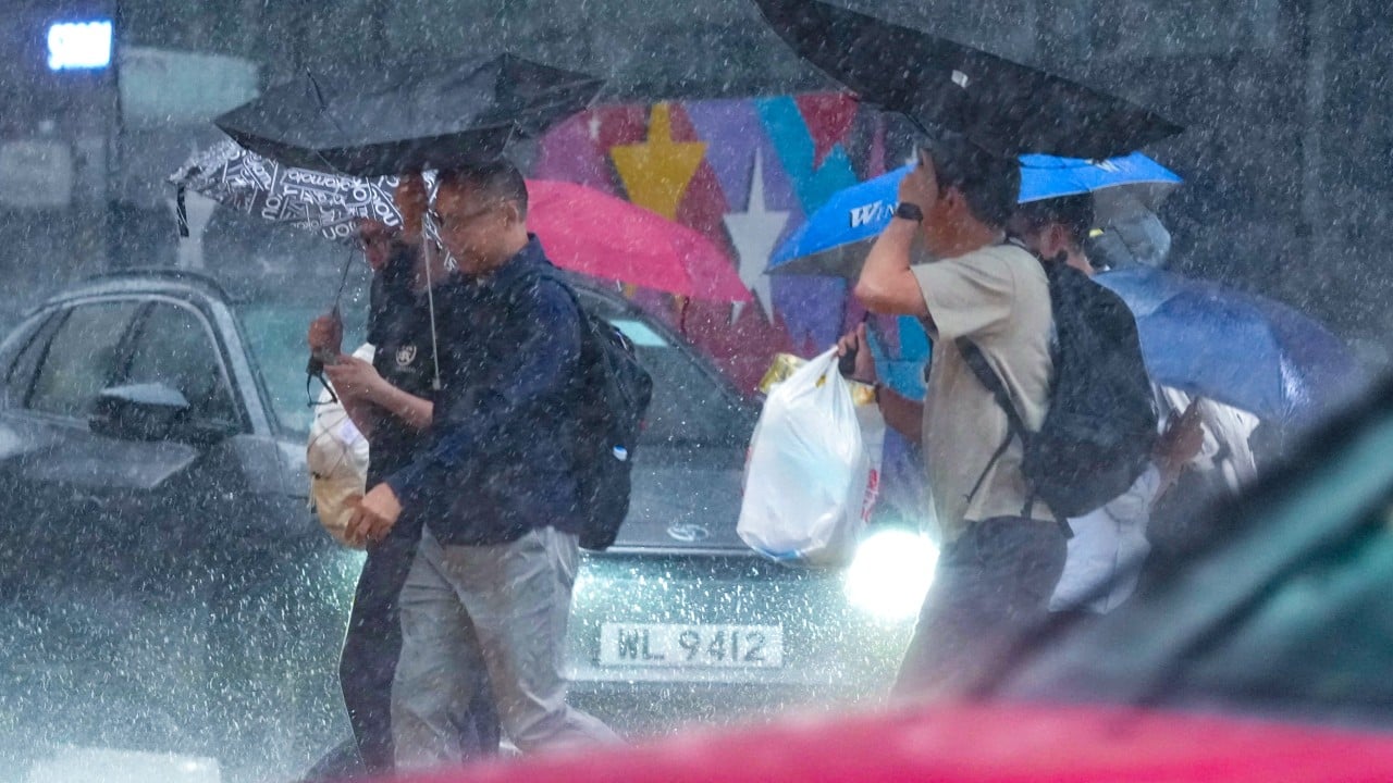 Hong Kong issues red rainstorm warning, urges schools to ensure students’ safety