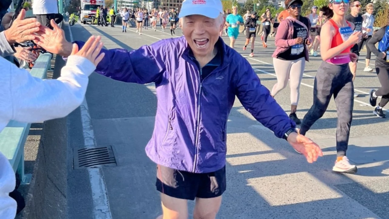 He’s 90 and still runs half-marathons. How this retired Korean-Canadian defies age