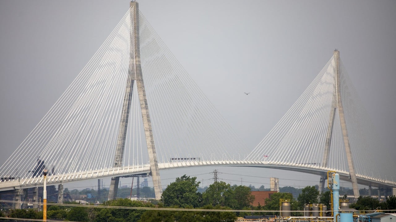 US-Canada bridge opens in Detroit even as trade disputes test the neighbours’ ties