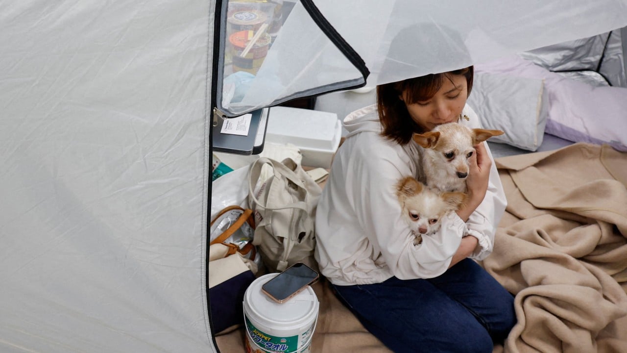 Japan quake evacuees with pets find refuge at Kumamoto animal hospital