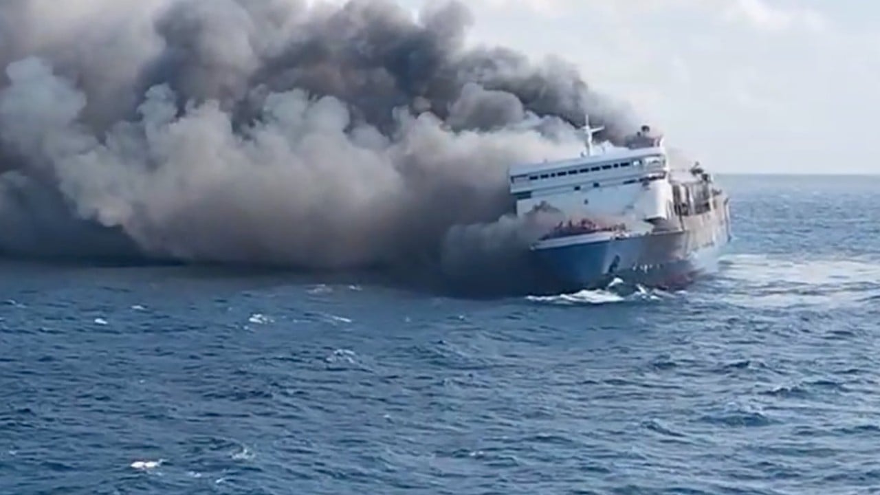 5 dead in Indonesia ferry fire, 41 missing