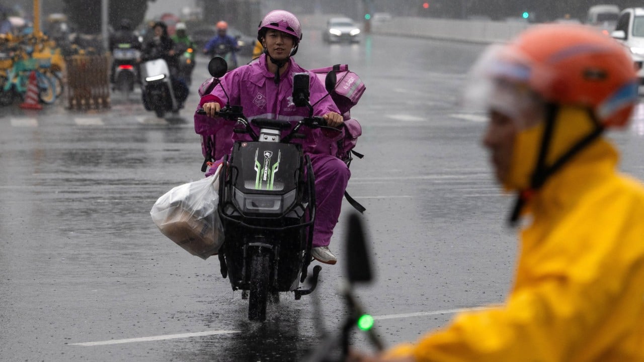 China’s tech giants race to put AI on delivery riders’ heads