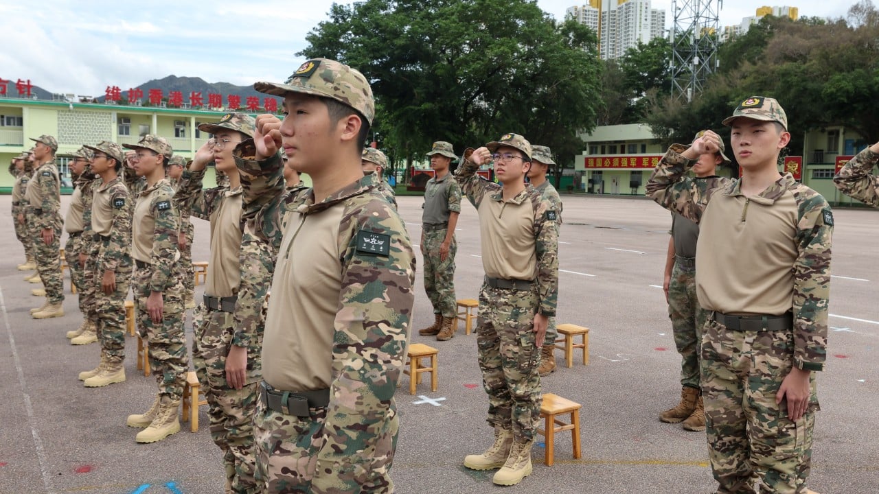 500 Hong Kong students get taste of military life as PLA summer camp returns
