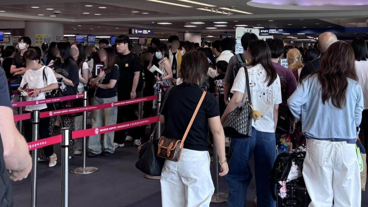 Flying to South Korea? Brace for 80-minute wait at Incheon airport immigration