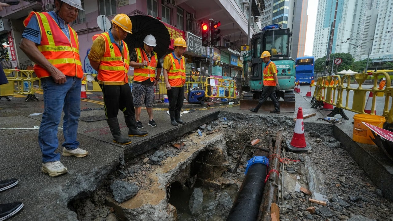 Burst pipes increase pressure on Hong Kong to replace ageing water mains
