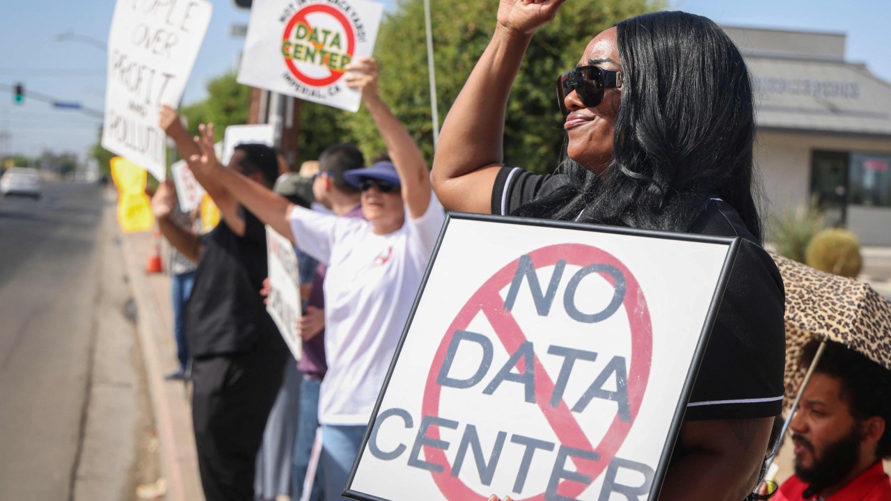 ‘China doesn’t want these built’: Trump claims Beijing is behind AI data centre protests
