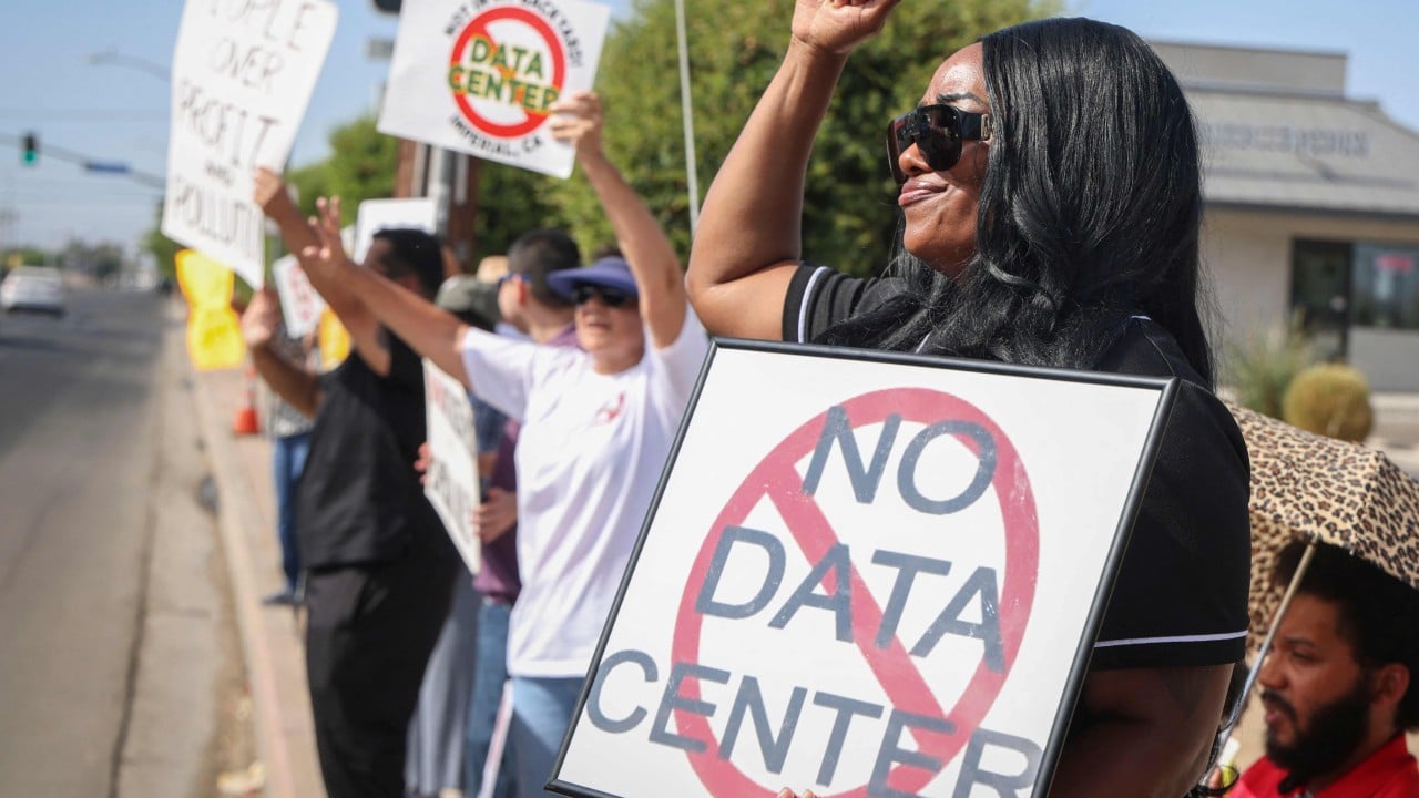 ‘China doesn’t want these built’: Trump claims Beijing is behind AI data centre protests