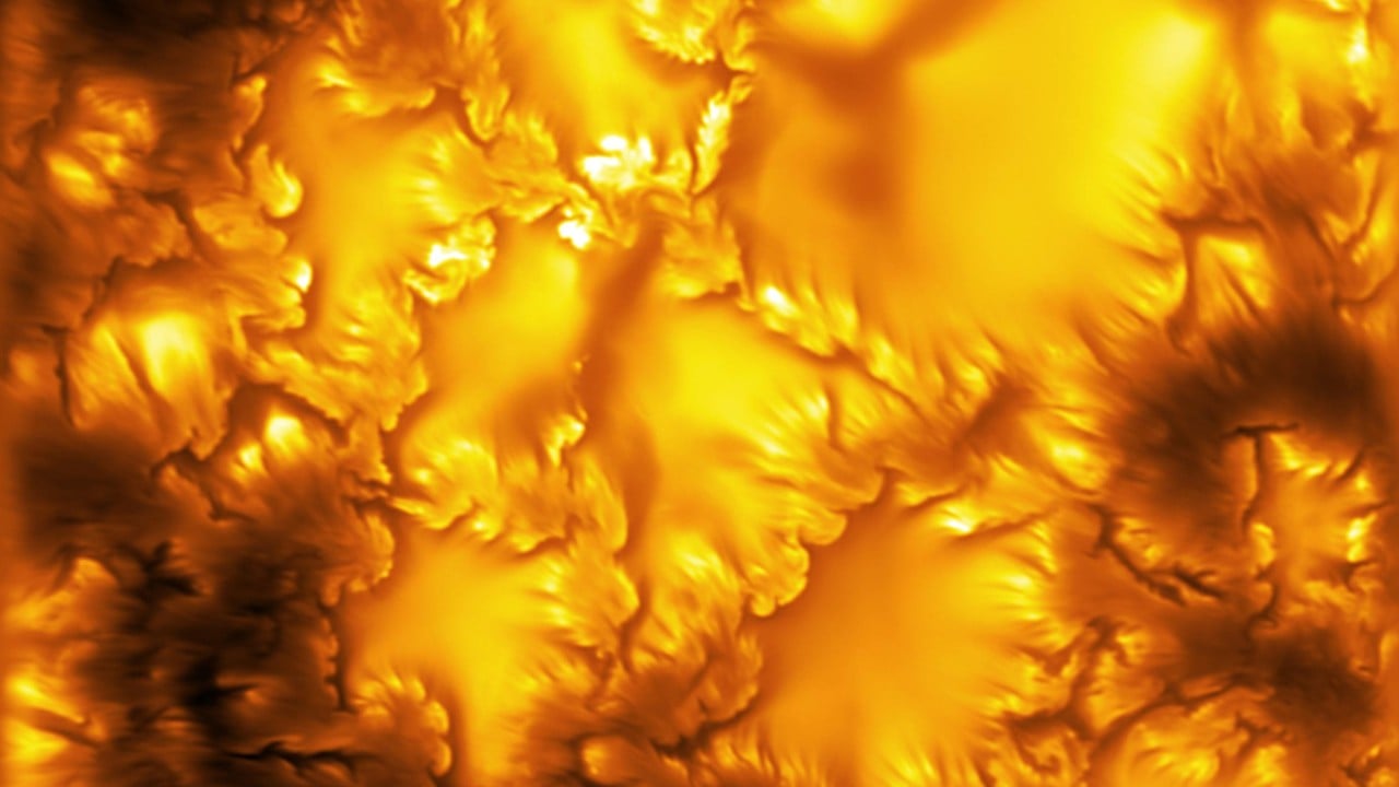 New images of the sun show strange patterns rippling on surface