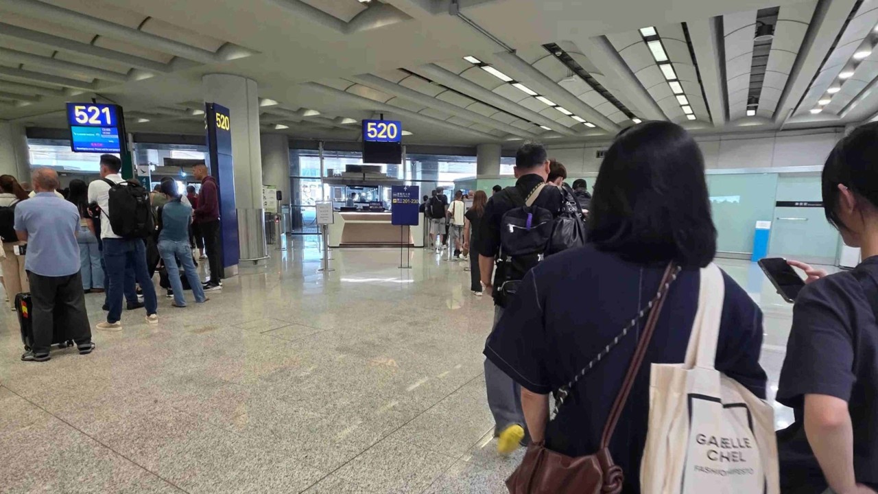 Hong Kong airport’s Terminal 2 train breaks down, sparks disruptions
