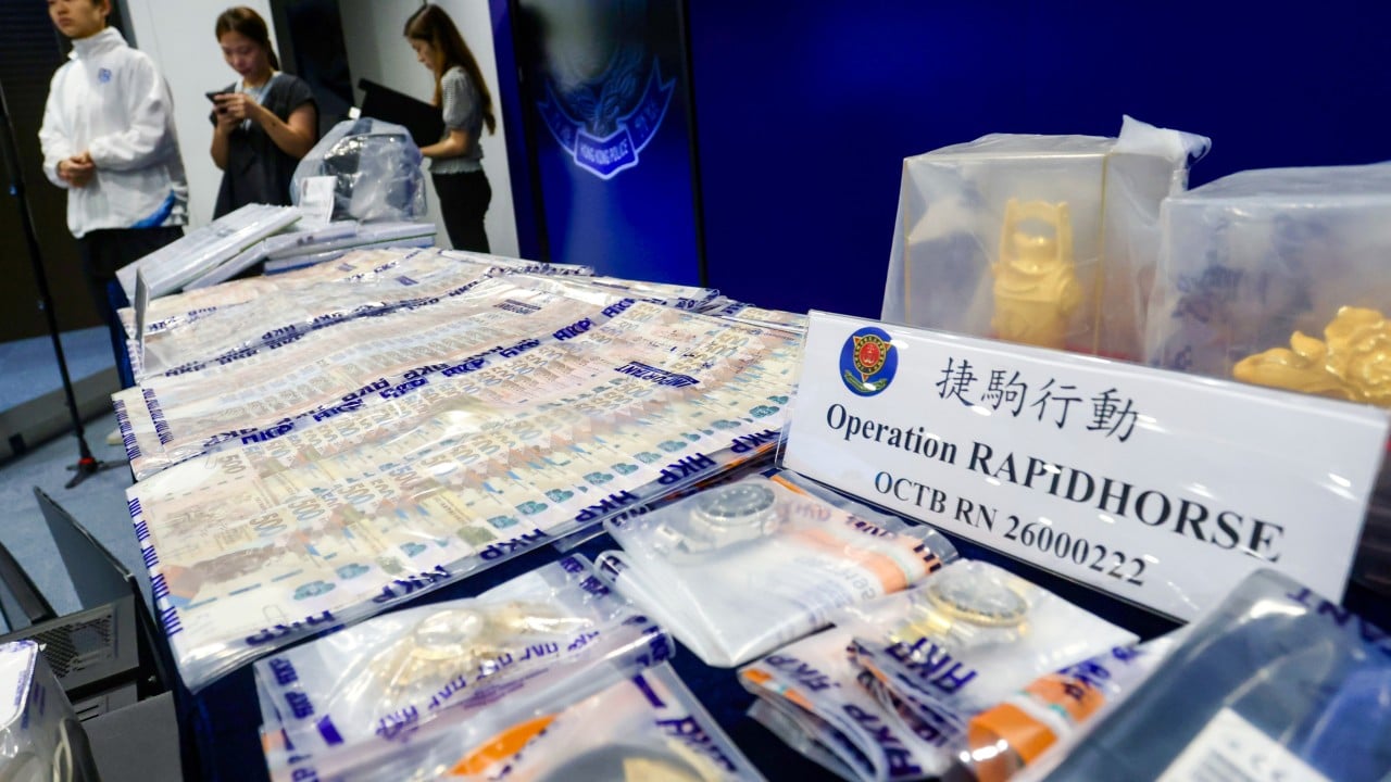 Police dismantle alleged triad group that ran account centres to launder HK$600 million