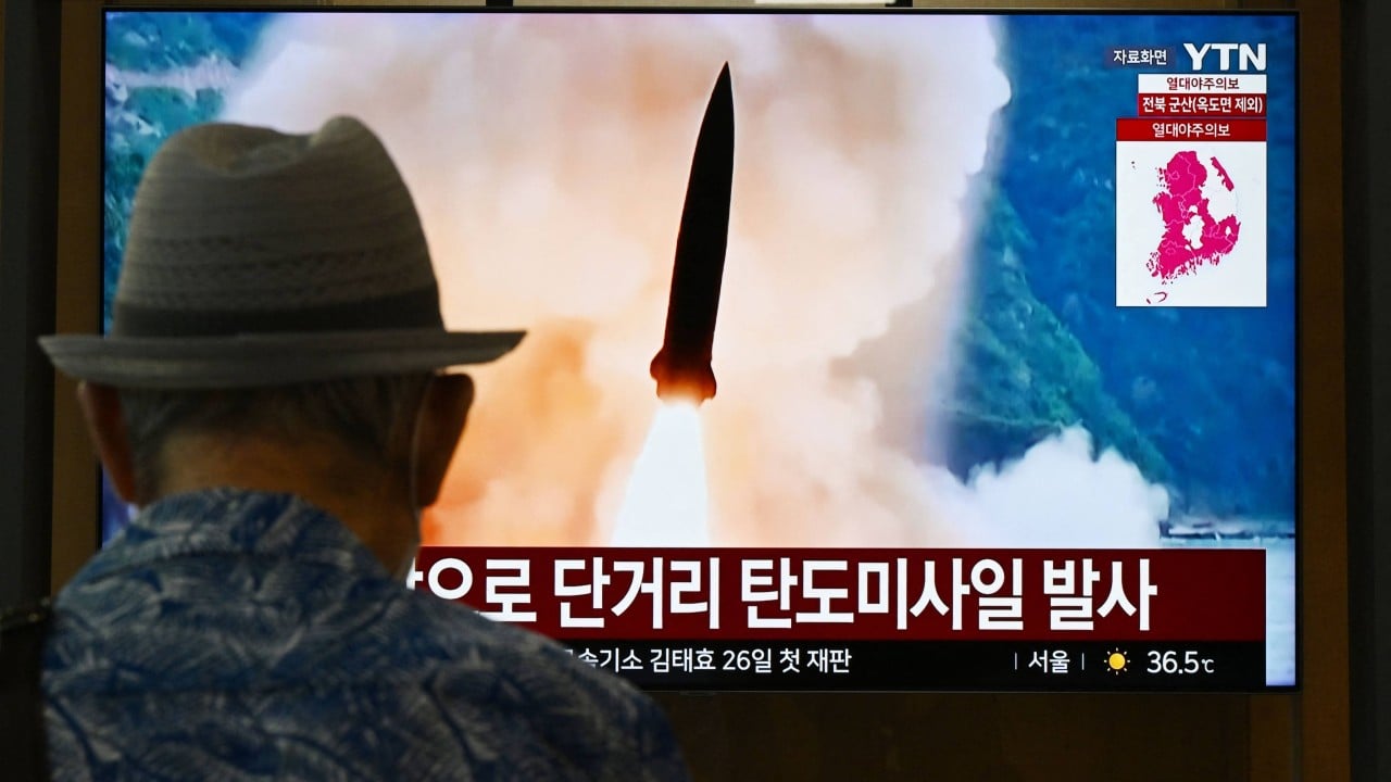 North Korea launches a suspected ballistic missile, Japan says