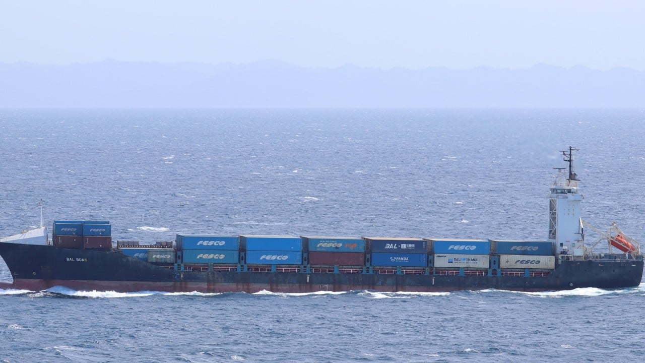 US military says it has fired on ship in Gulf of Oman to enforce blockade of Iranian ports