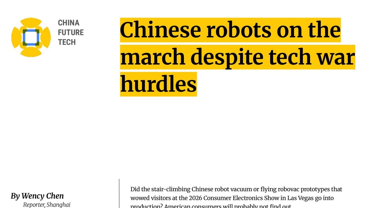 Chinese robots on the march despite tech war hurdles