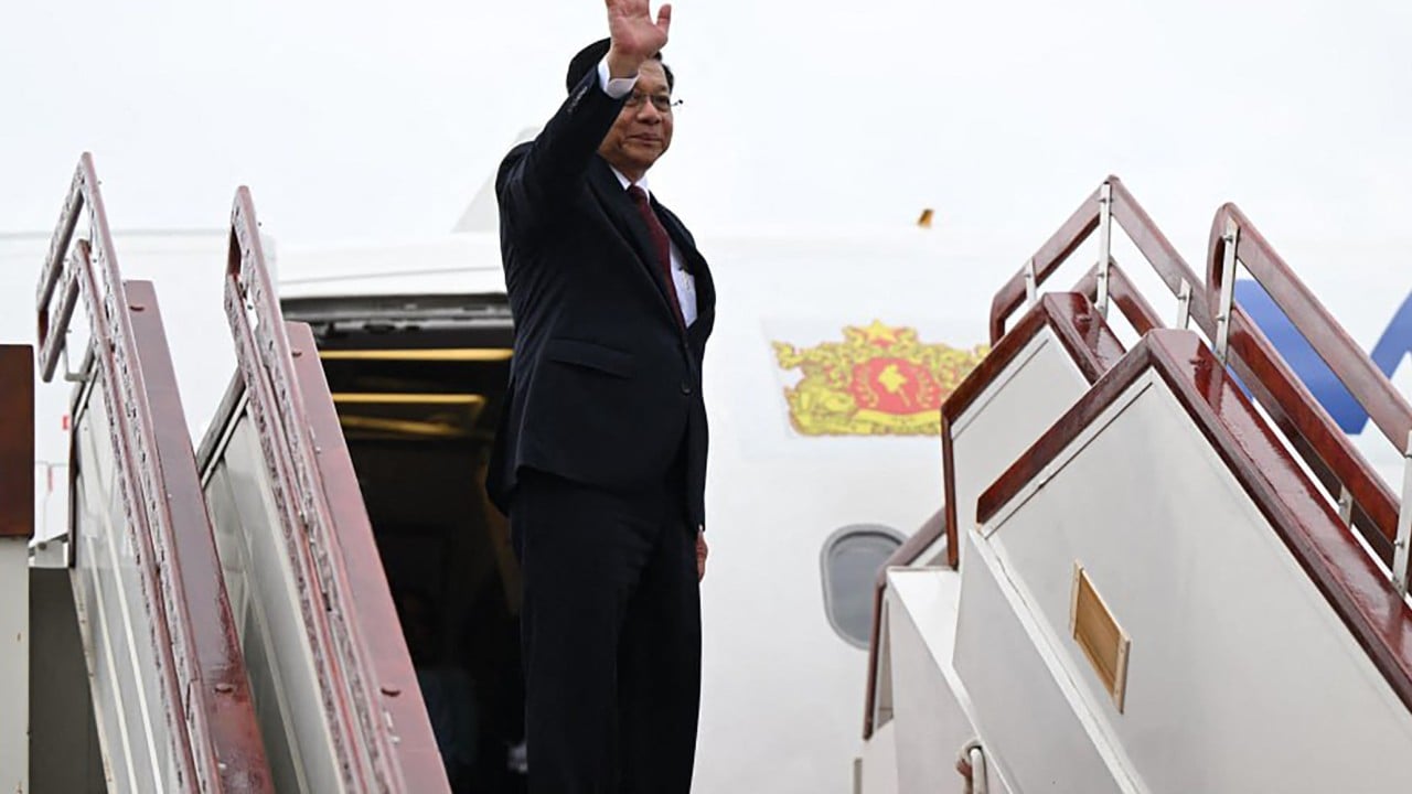 Myanmar’s president heads to Moscow seeking Russian arms and oil