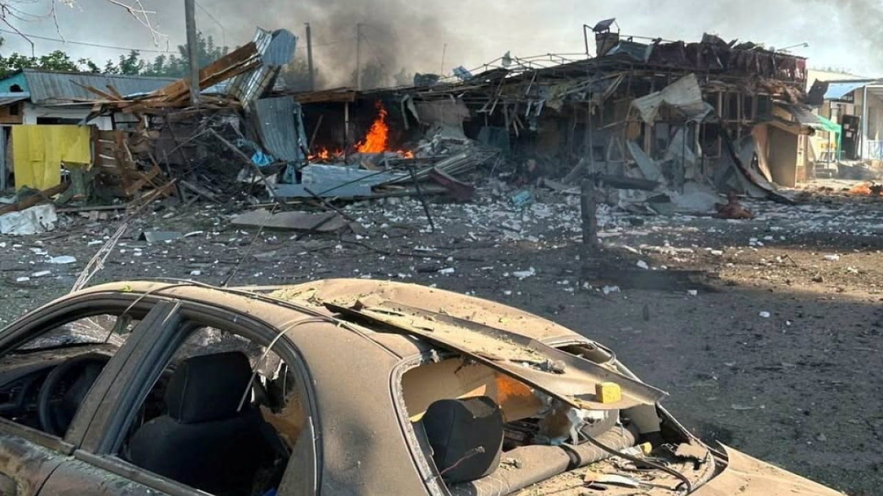 Ukraine vows to respond after Russian strike kills 10 in northeast region