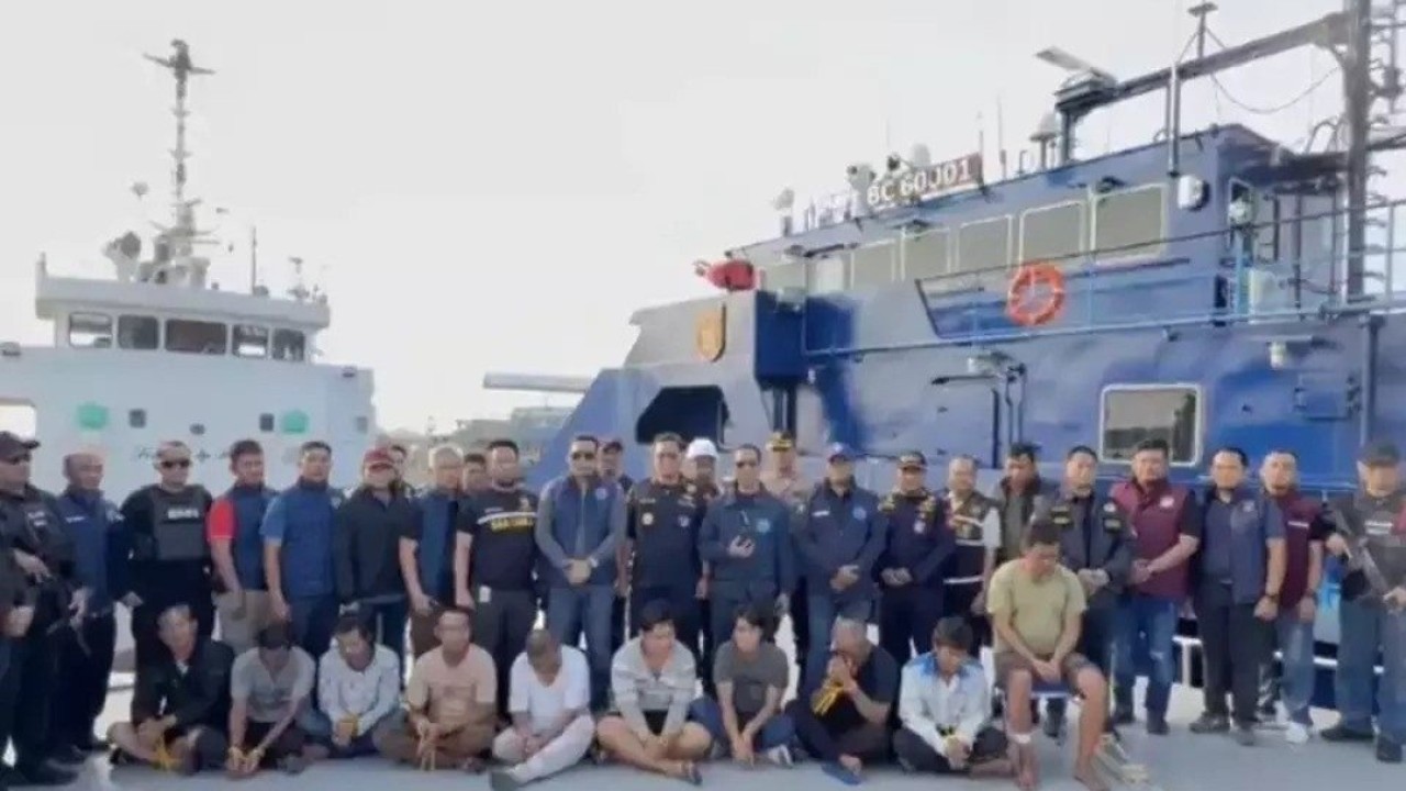Indonesia seizes 2.6 tonnes of liquid meth from Tanzanian-flagged ship in record drug bust