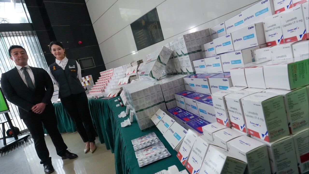 Hong Kong customs seizes HK$11m of suspected sex pills, cancer drugs at warehouse