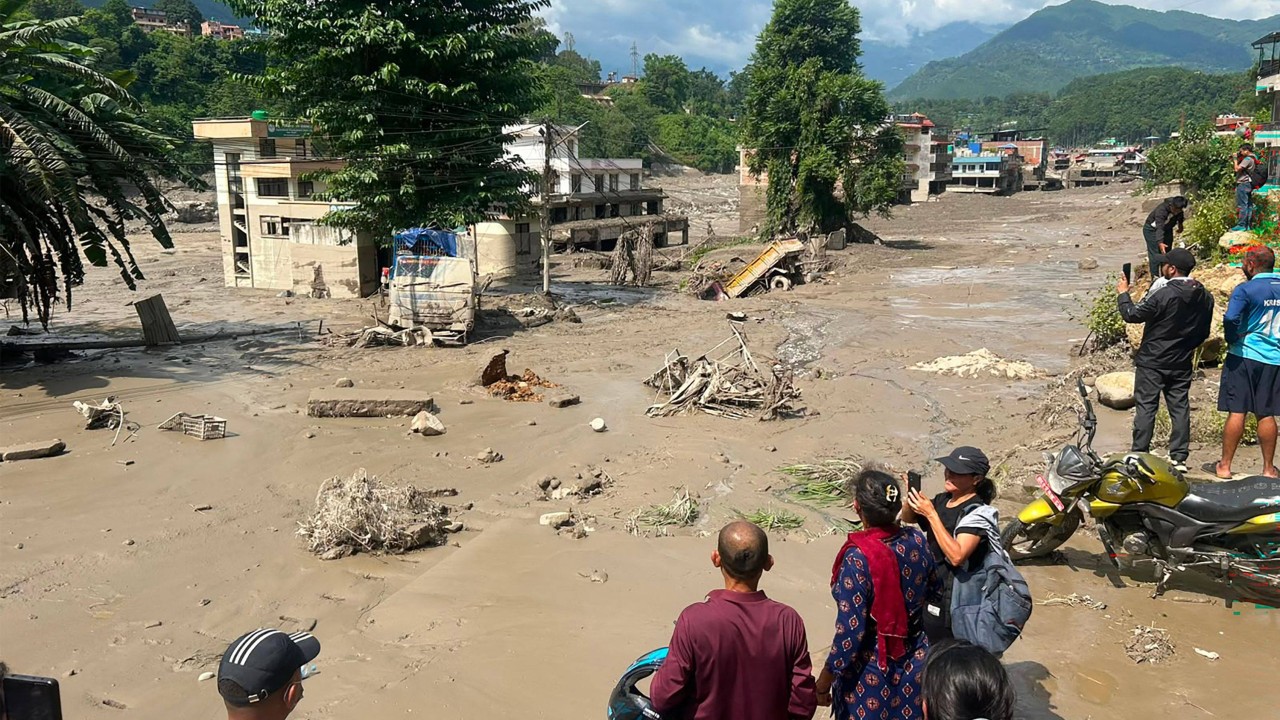 Nepal flash flood kills 8 people, washes away villages
