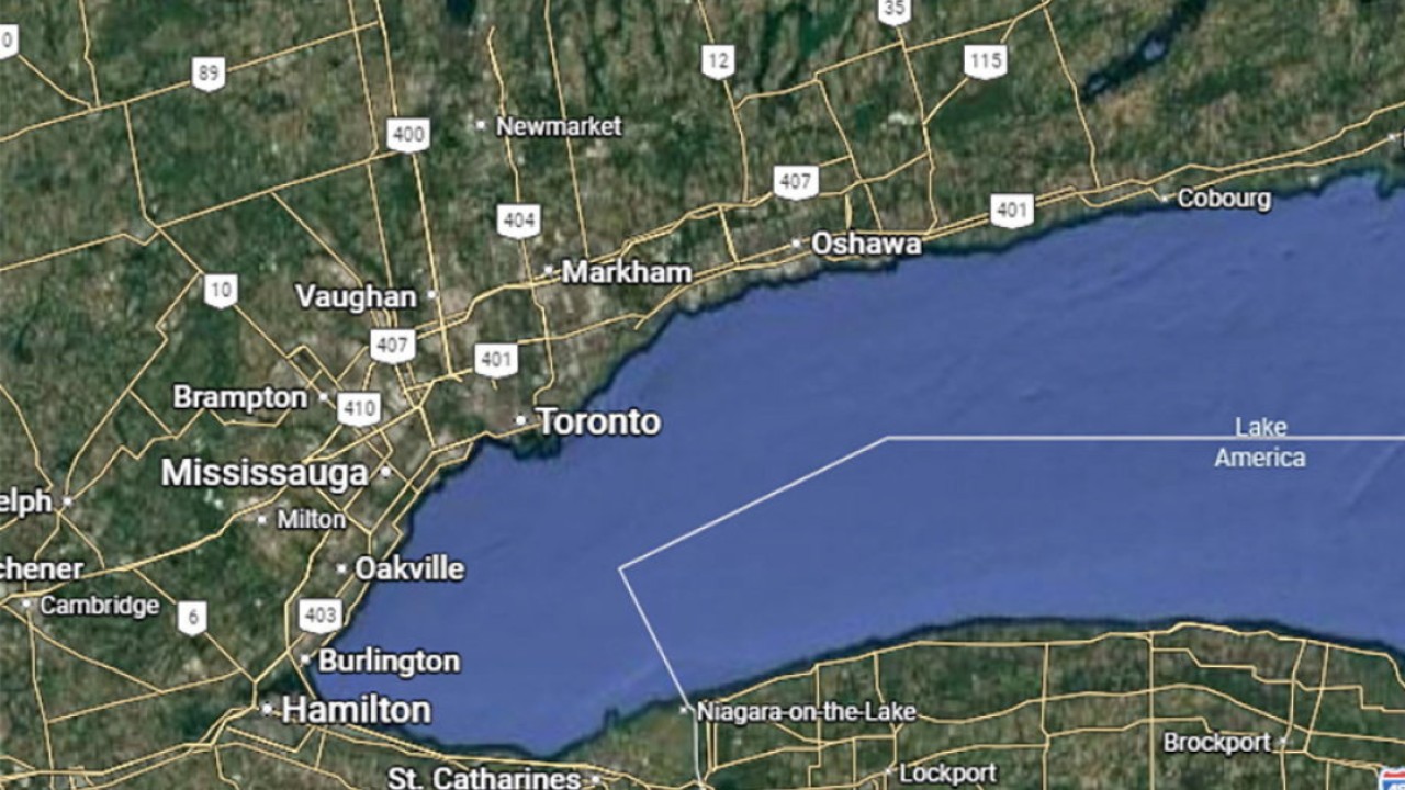 Google Maps changes Lake Ontario to ‘Lake America’ for US users after Trump order