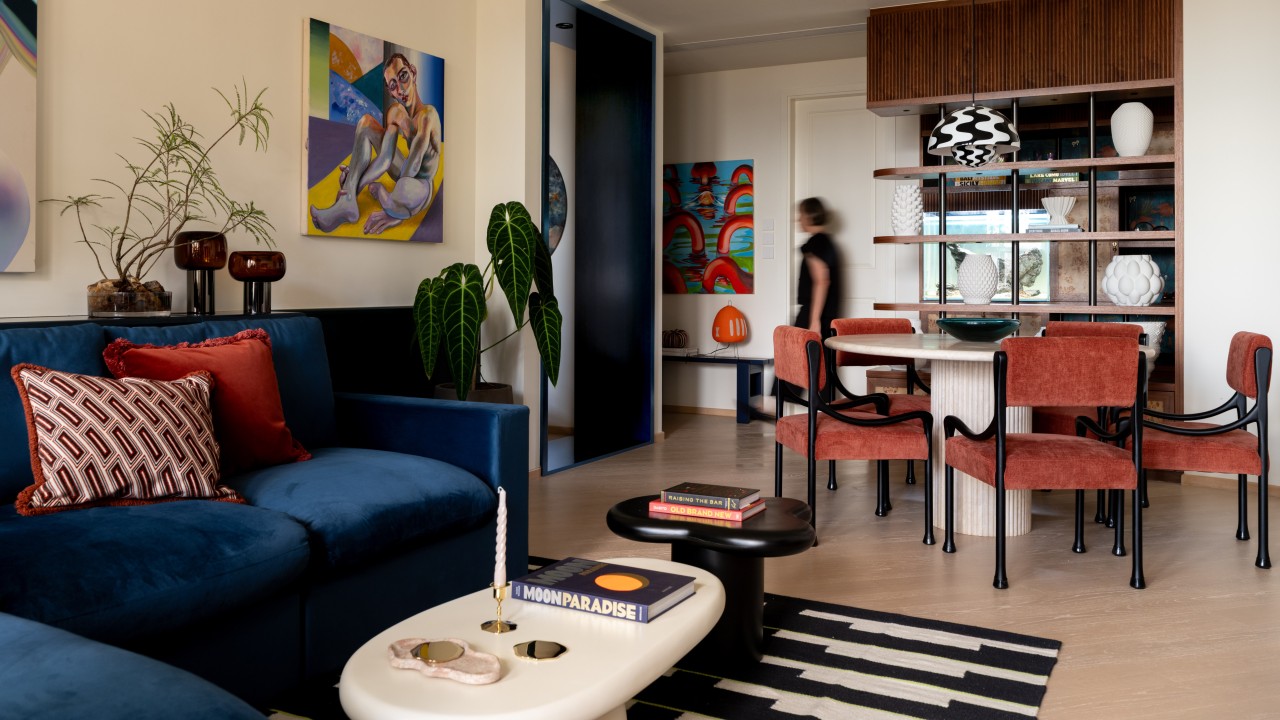 Feng shui and art guide a 1,400 sq ft Hong Kong apartment’s redesign