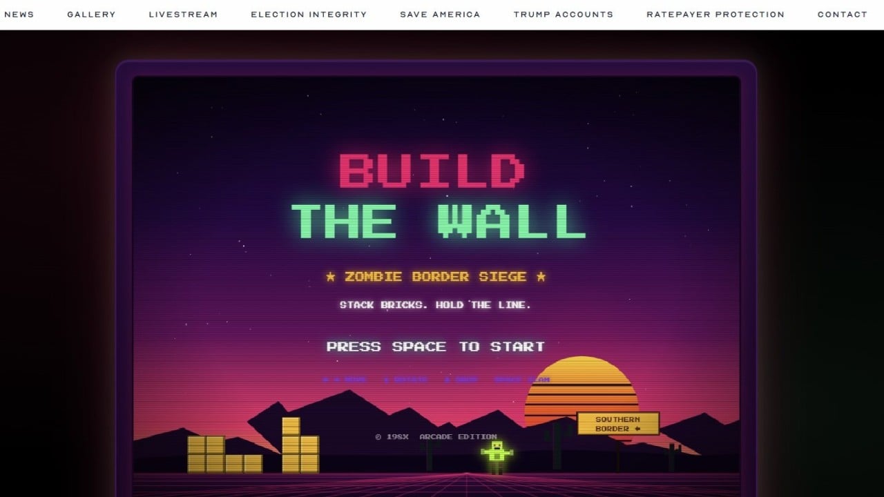 Tetris says it didn’t give White House permission for ‘Build the Wall’ game