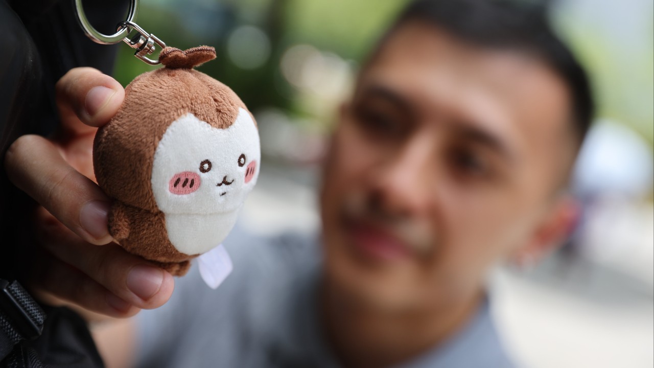 Hong Kong men turn to plush ‘bag charms’ for self-expression, comfort
