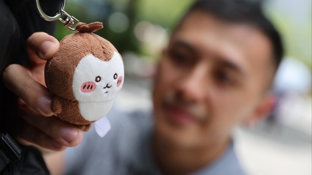 Hong Kong men turn to plush ‘bag charms’ for self-expression, comfort