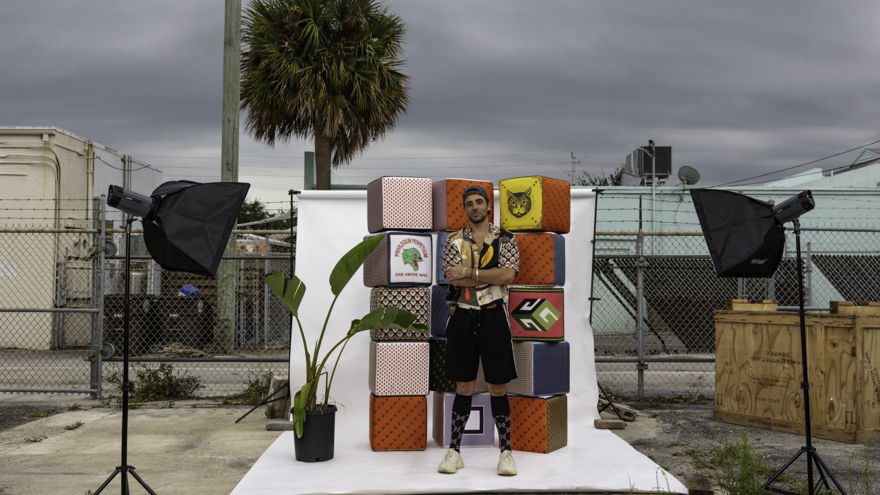 Logan Horne on upcycling Hermès and Celine scarves into shirts and homeware