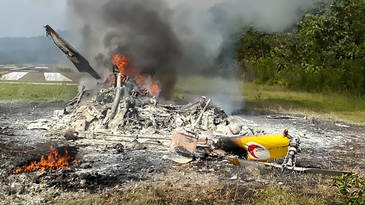‘Flying doctor’ helicopter crash in Malaysia kills 5 people