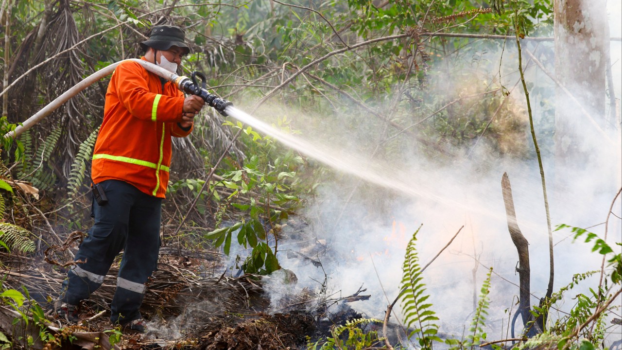 Wildfires threaten Indonesia’s new capital as carrier ordered in