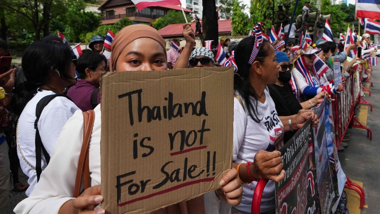 Thais take to streets in rare protest against Israel: ‘not for sale’