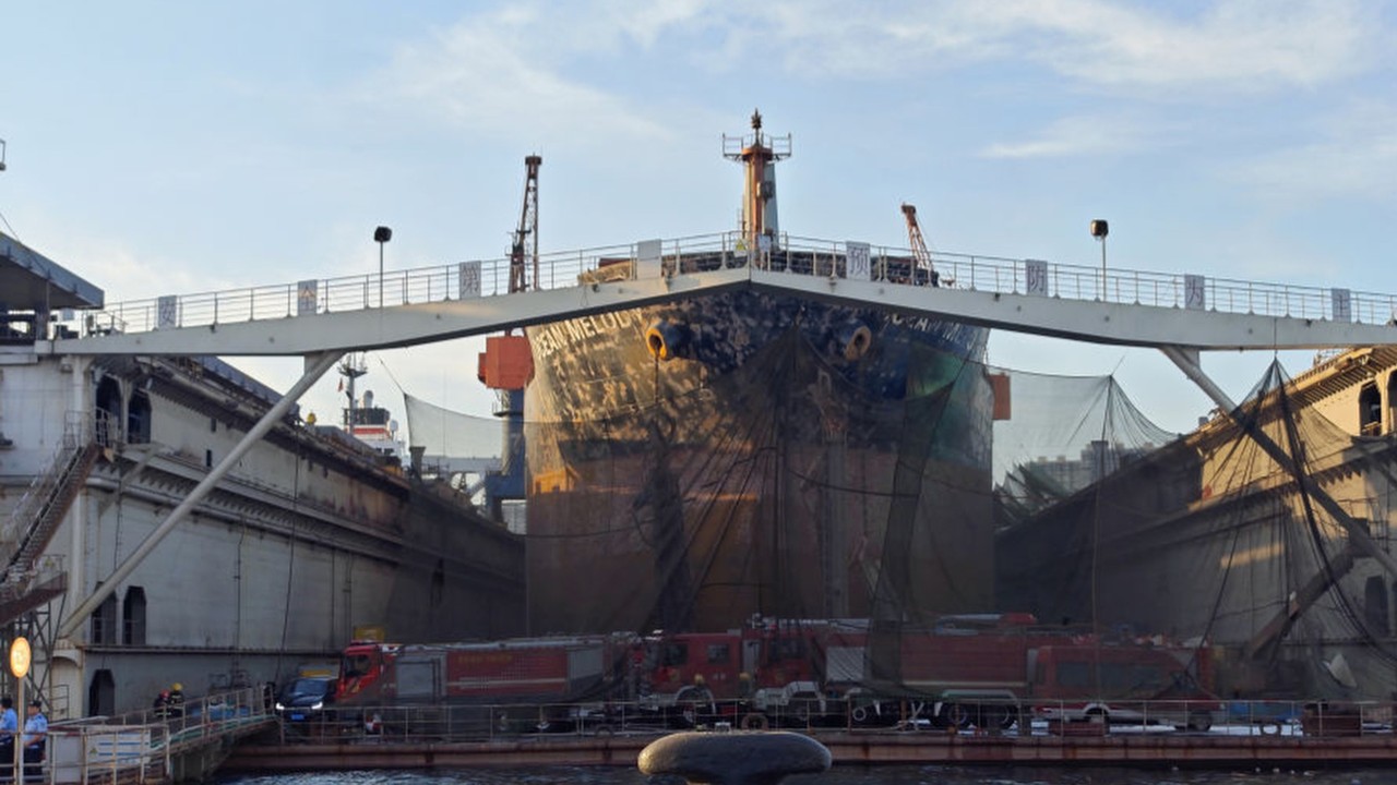 ‘Heavy casualties’ after foreign-flagged cargo ship catches fire in China’s Qingdao