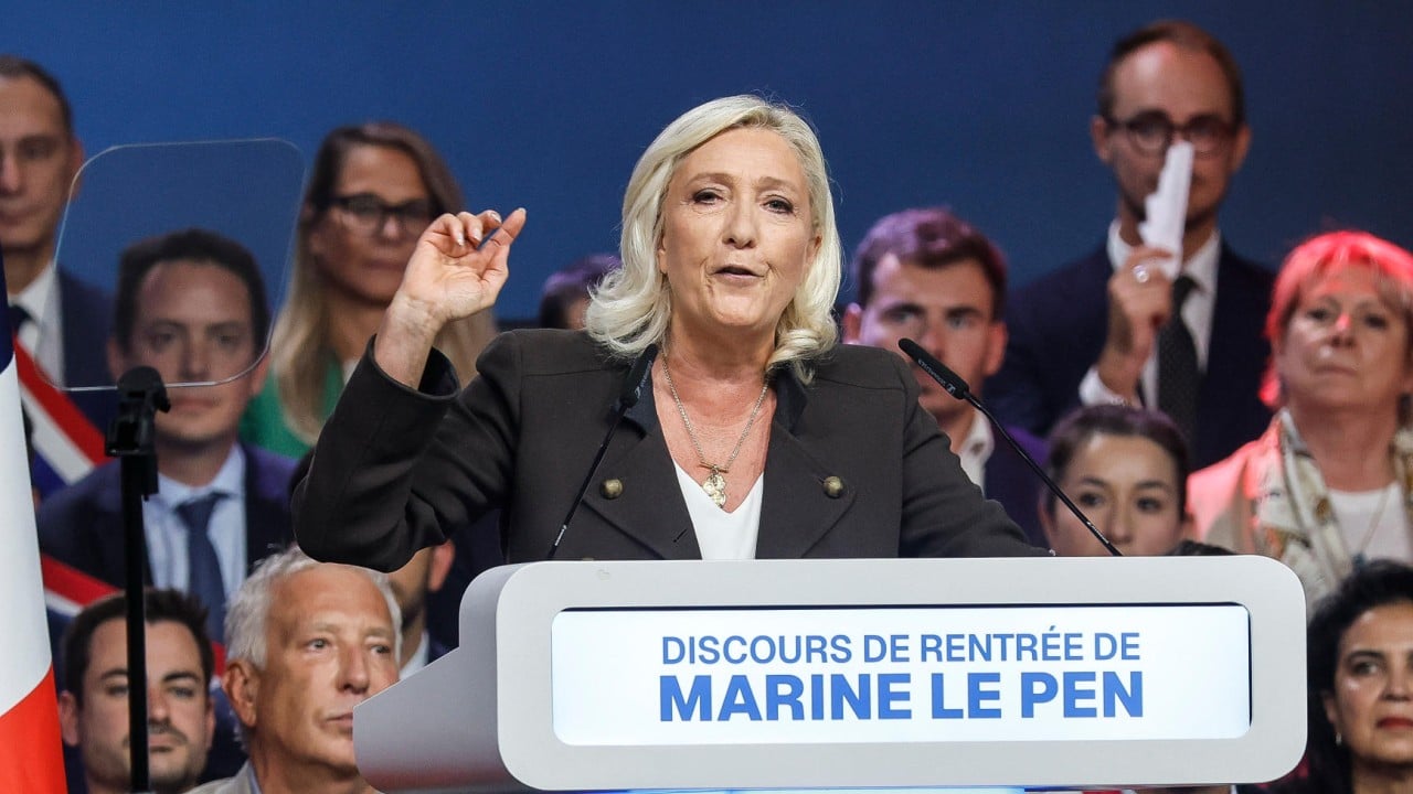 French must come first, far-right leader Le Pen says at election campaign launch