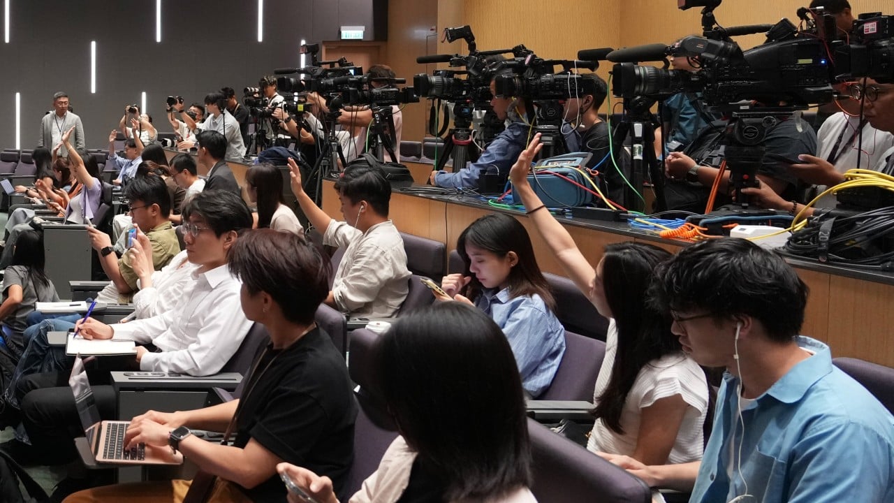 Hong Kong leader vows support for media’s global reach, to review TV practice code
