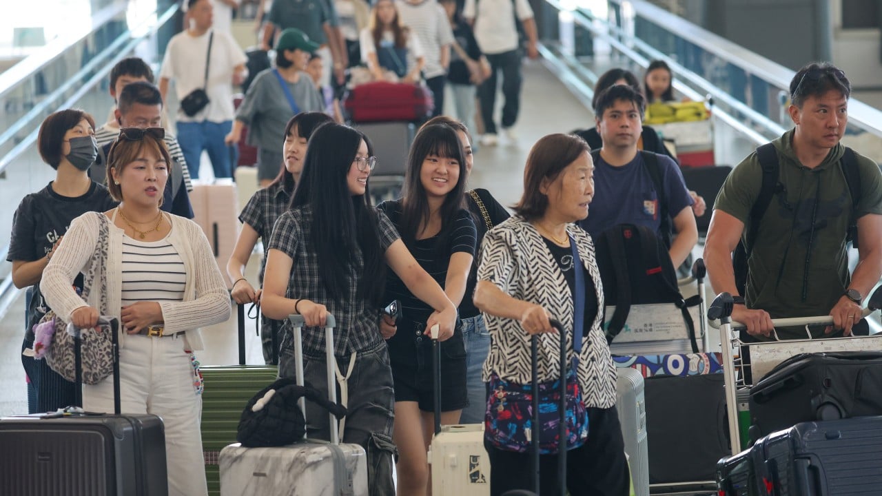 Hong Kong airport records 10% passenger growth as cargo falls for a second month
